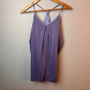Champion Built in Shelf Bra Tank Purple Womens Large